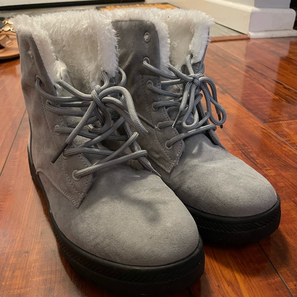 Fuzzy boots